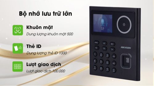 may cham cong hikvision ds k1t320mx bo nho lon